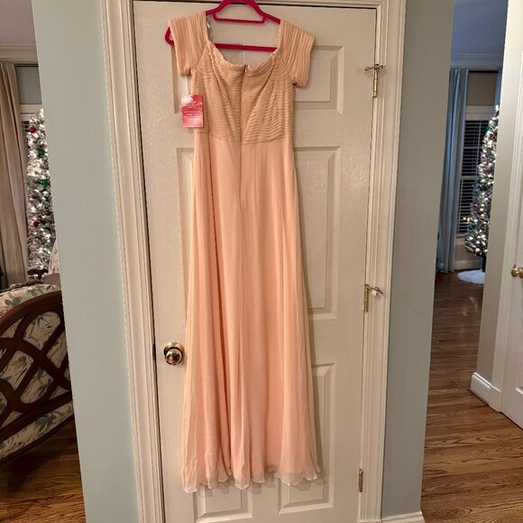Tadashi Collection Formal Evening Gown - NWT - Peach - Picture 2 of 6